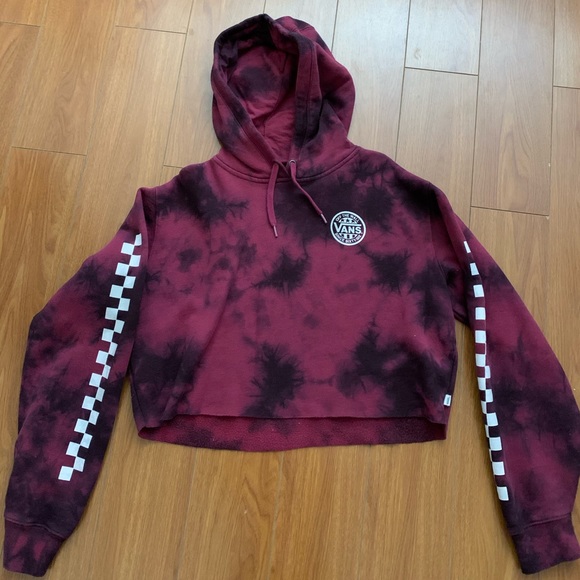Wall Tie Dye Cropped Hoodie | Poshmark